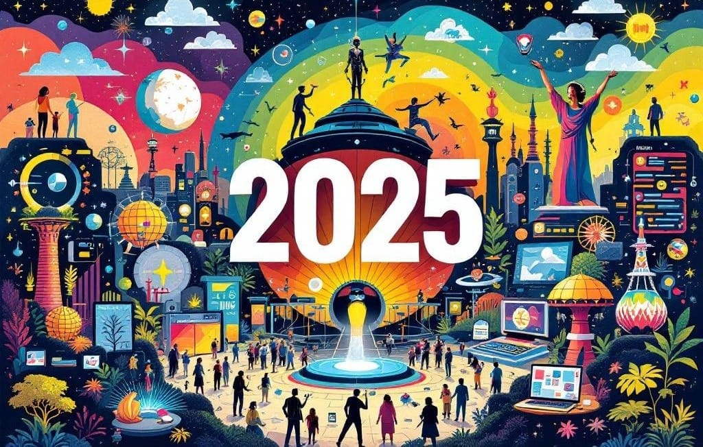 2025 in a vibrant event setting